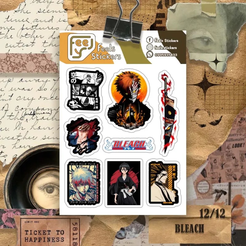 Anime sticker set - bleach